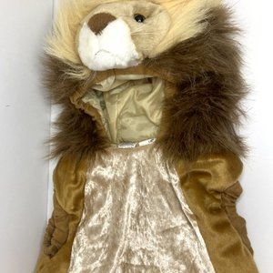 Celebration Halloween LION Hood Toddler Full Body Costume with Tail 2-4T